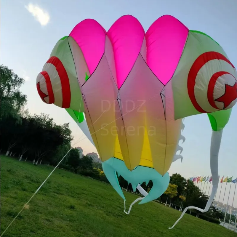 16 square LED trilobite show kite Inflatable Kite ripstop fabric with battery and remote control with rounder LED well protect