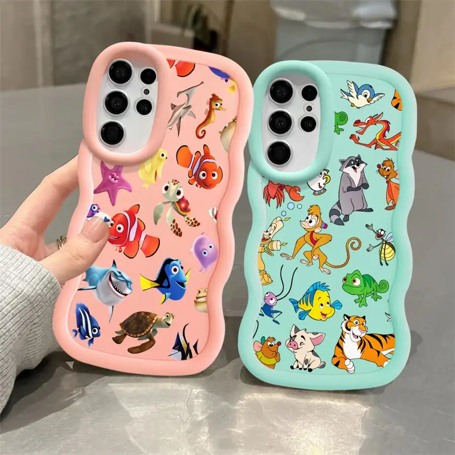 Disney Finding Nemo Soft Phone Cover Case for Samsung Galaxy S26 Ultra S21 S22 A36 A35 A25 S24 S25 A26 S23 Plus A55 A54 S20 FE