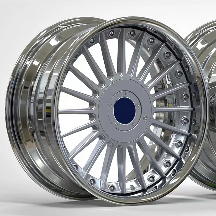 

Factory Customizable Chrome Silver Deep Dish Milled Lip 5x120 19 Inch Forged Wheels Fit for nissan Murano