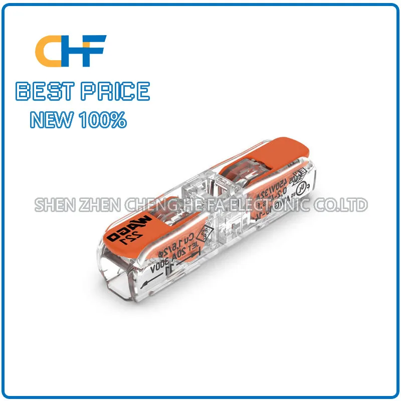 10PCS 221-2401 WAGOuniversal wiring terminal wire docking connector brand new original