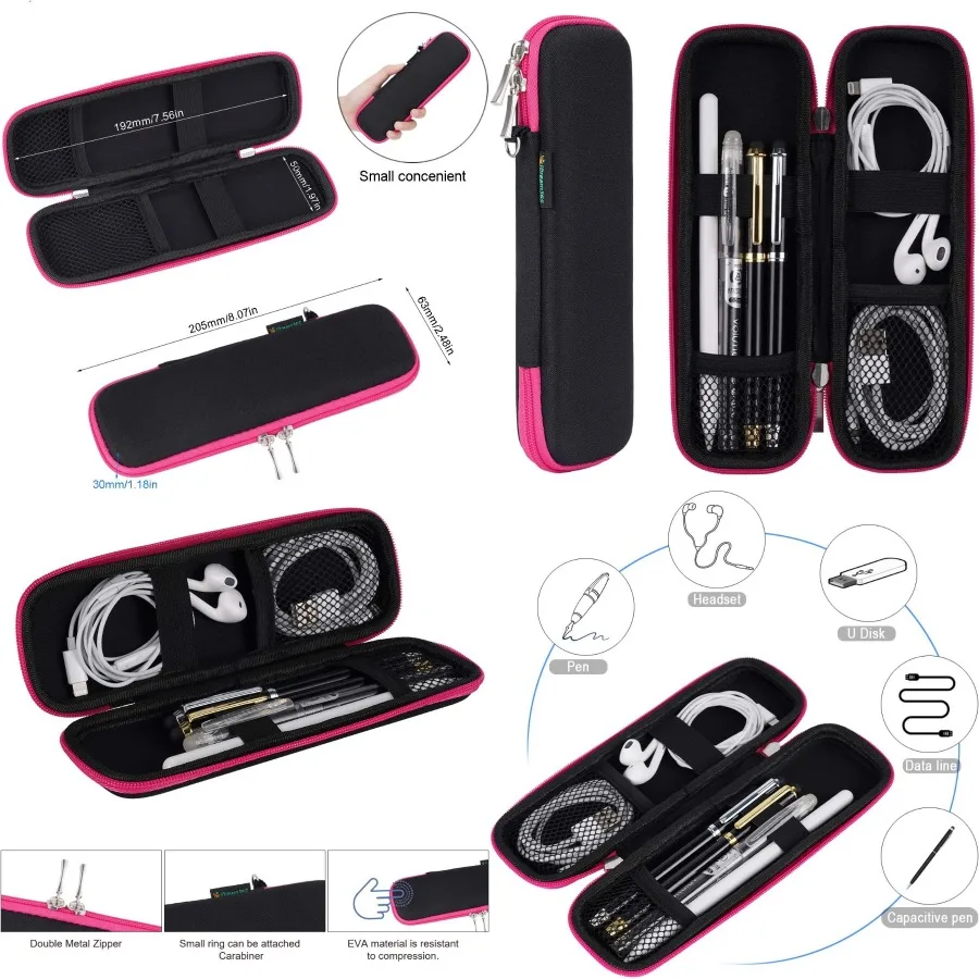 

Компактный и портативный маленький пенал-держатель для использования в школе и офисе, сохраняет карандаши, организованный из прочного материала и стиля.