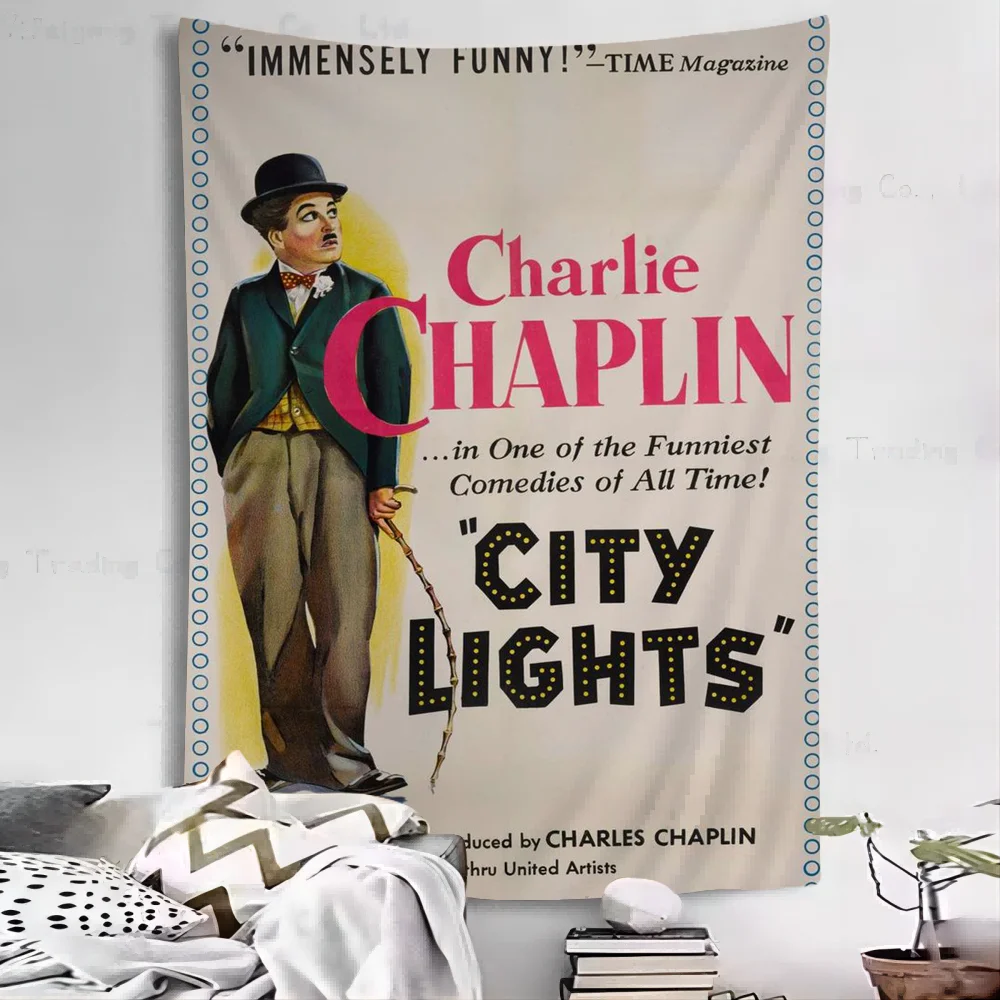 Chaplin Charlie DIY Wall Tapestry Art Science Fiction Room Home Decor Wall Art Decor