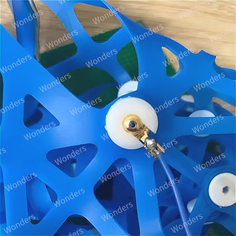 

EEG Gold Cup Electrode Holder for DIY Electrode Leads Compatible With Multiple EEG Caps Hard Resin 3D Printed Electrode Mount