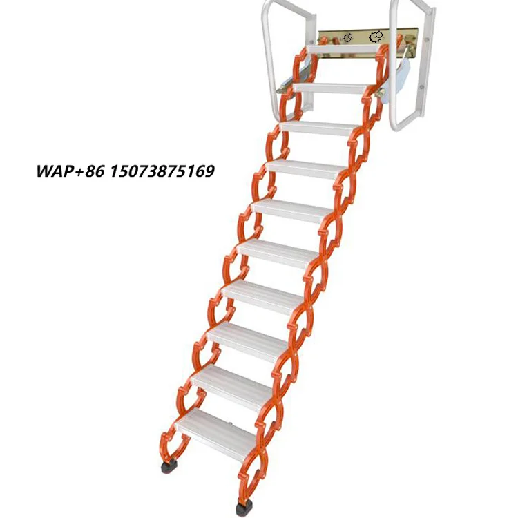 Color Telescopic Ladder Foldable and Customizable Hand and Foot Support