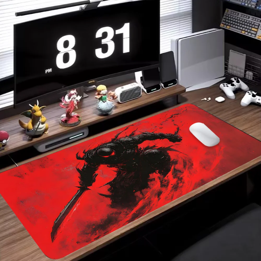 1 Buah Alas Mouse Besar Alas Meja Keren Alas Meja Dasar Karet Antiselip Alas Mouse Tepi Dijahit untuk Hadiah Pekerjaan Rumah untuk Teman Pria