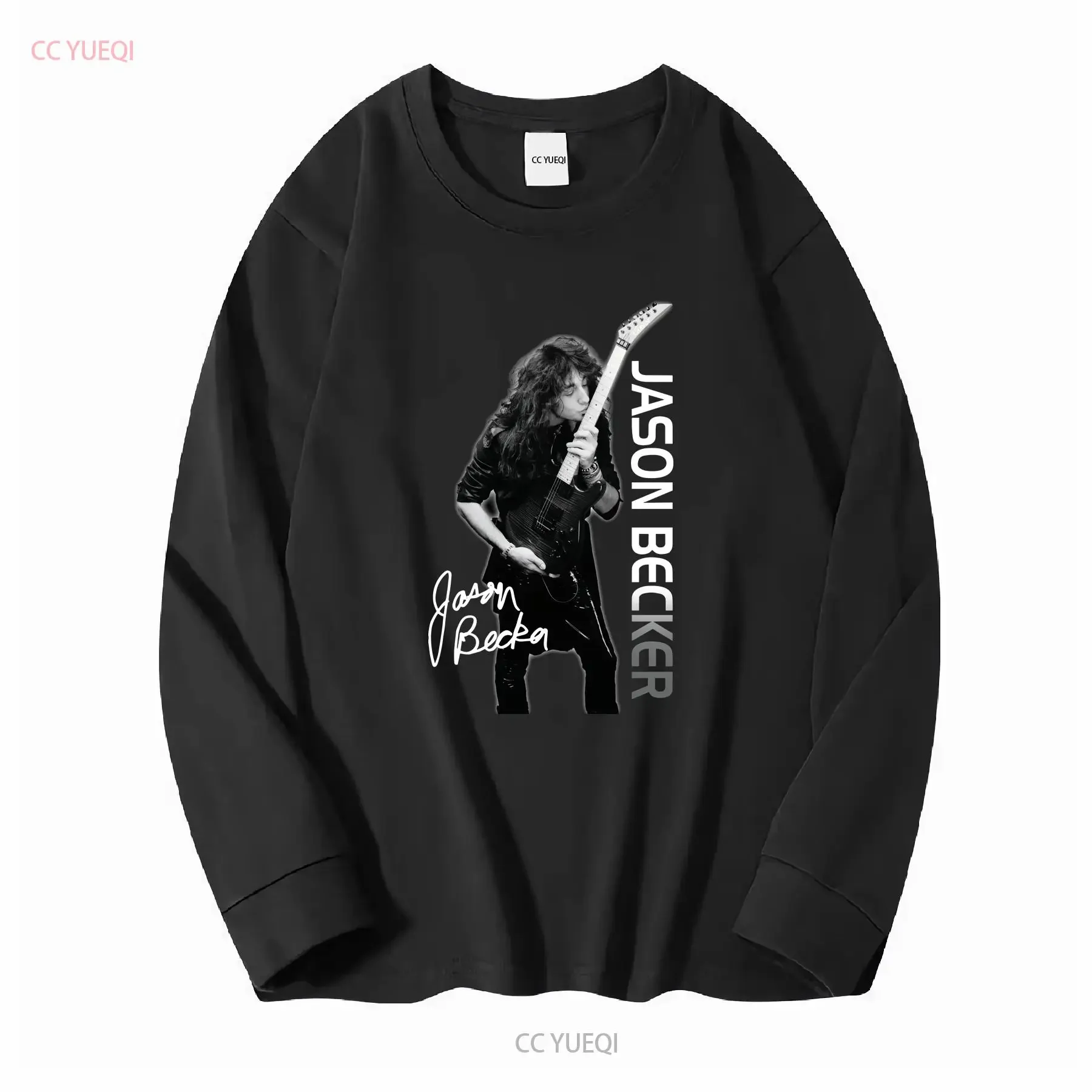 Jason Becker Guitar Men T shirt Black Cotton All Sizes 127 long or short sleeves vintage Washed Stylish Versatile