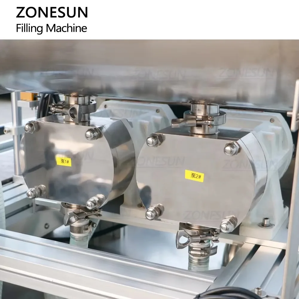 Automatic Double Head Servo Rotor Pump Paste Filling Machine Tabletop Quantitative Liquid Filler for Cosmetic Food