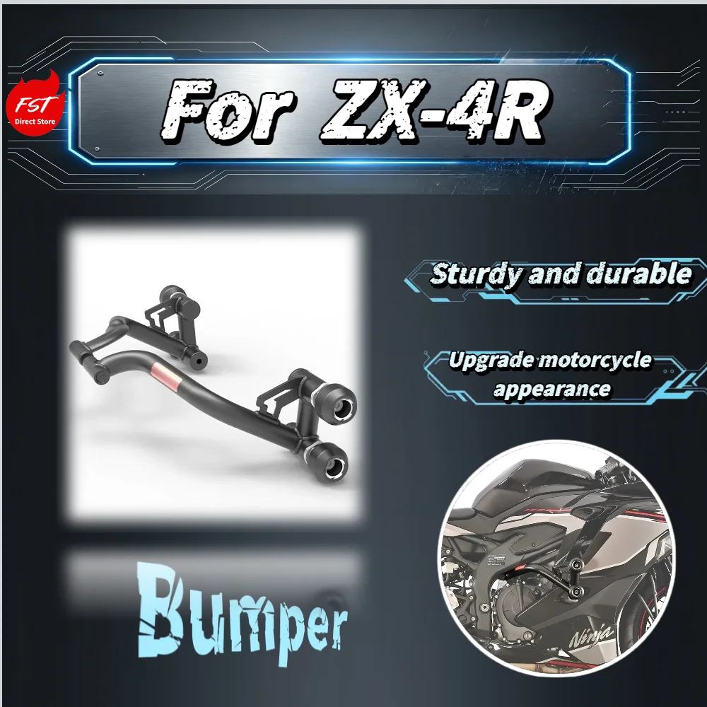 Für ZX-4R Motorrad-Rennsturzbügel Stoßfänger Anti-Sturz-Slider Vollständiger Körperschutz Modifiziertes Zubehör