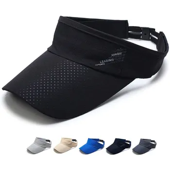Heren en dames nieuwe zomer sneldrogende mesh dakloze zonneschermhoed voor buiten