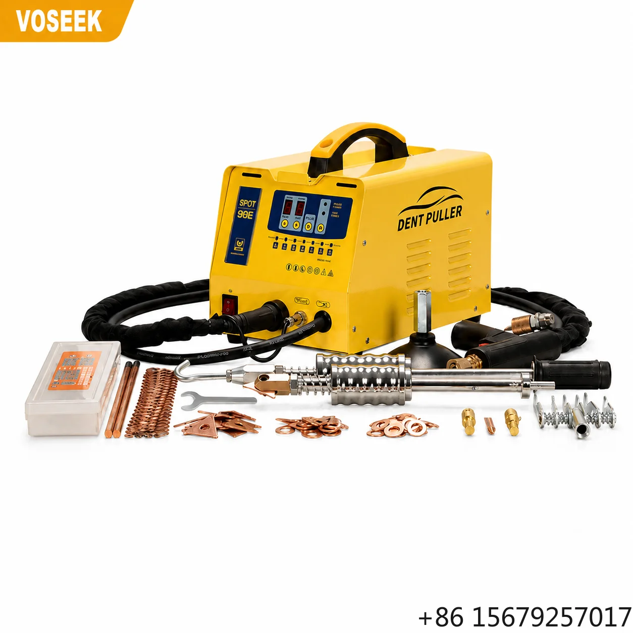 90ES Auto Body Dent Puller Spotter 6800A 5kW Car Panel Repair Spot Welding Machine 110V 220V 380V