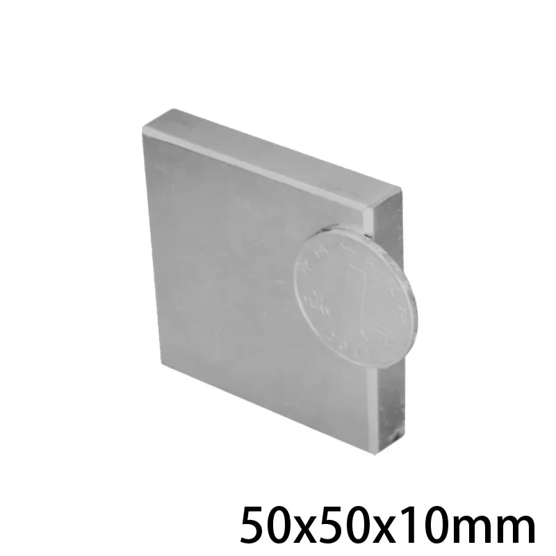 50x50x10 Big Thick Quadrate Permanent Magnets 50*50 mm Neodymium Magnet N35 50x50x10mm Strong Magnetic 50*50*10 mm