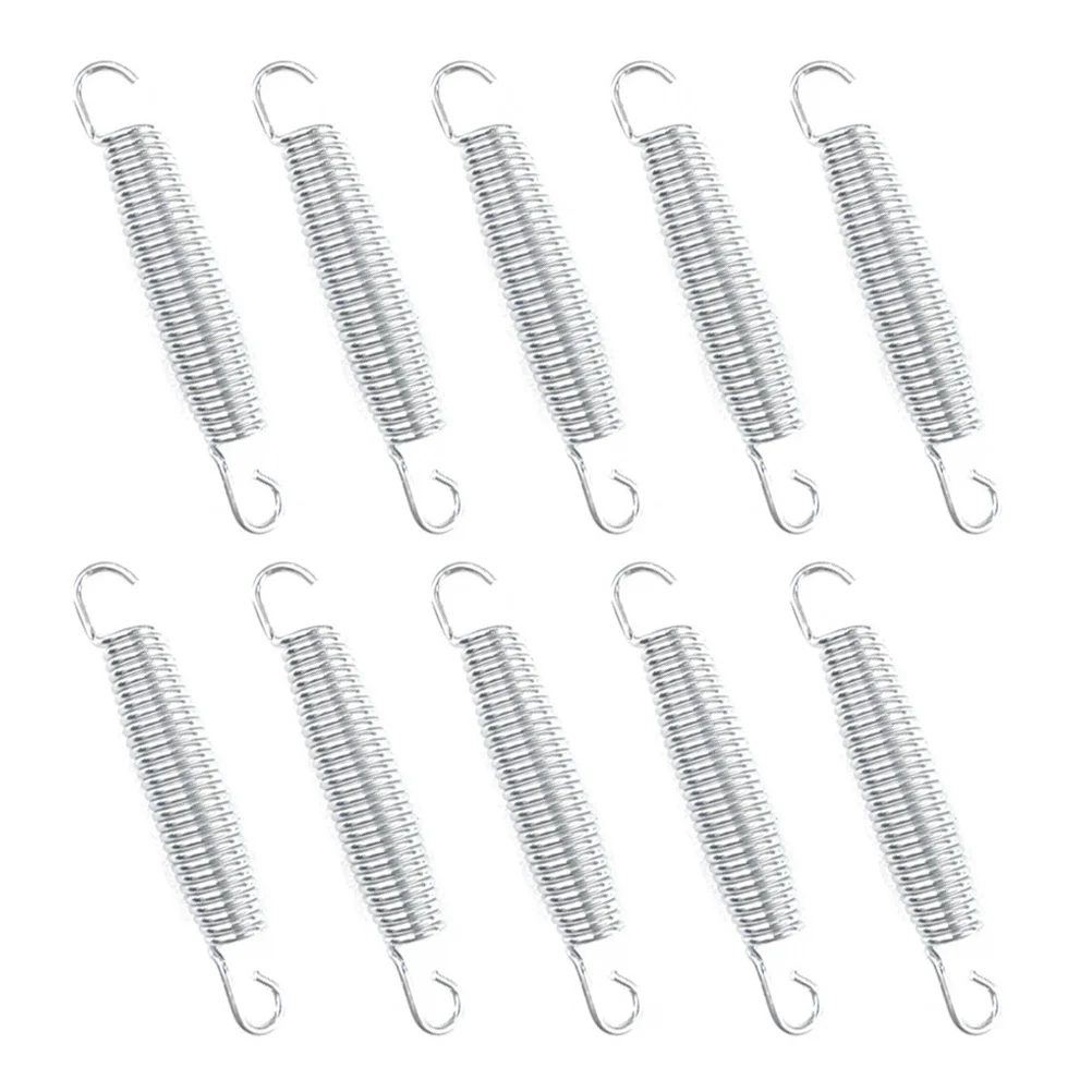 

10 Pcs to Stretch Trampoline Spring Sprung Sturdy Compressed 135X23X23CM Galvanized Steel Wire Supplies Extension