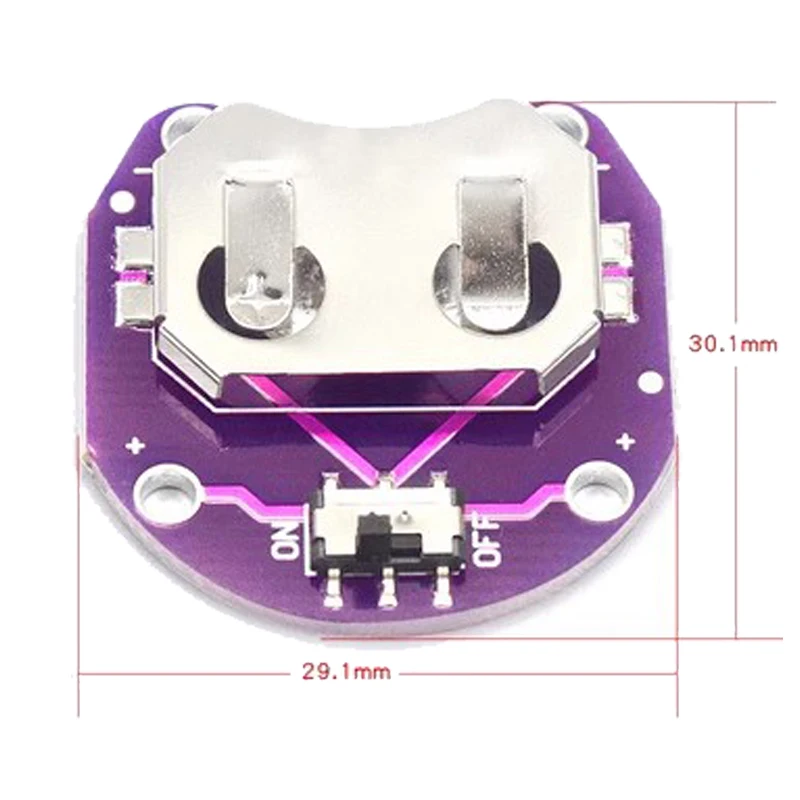 LilyPad コイン電池ホルダー CR2032 バッテリー マウント モジュール