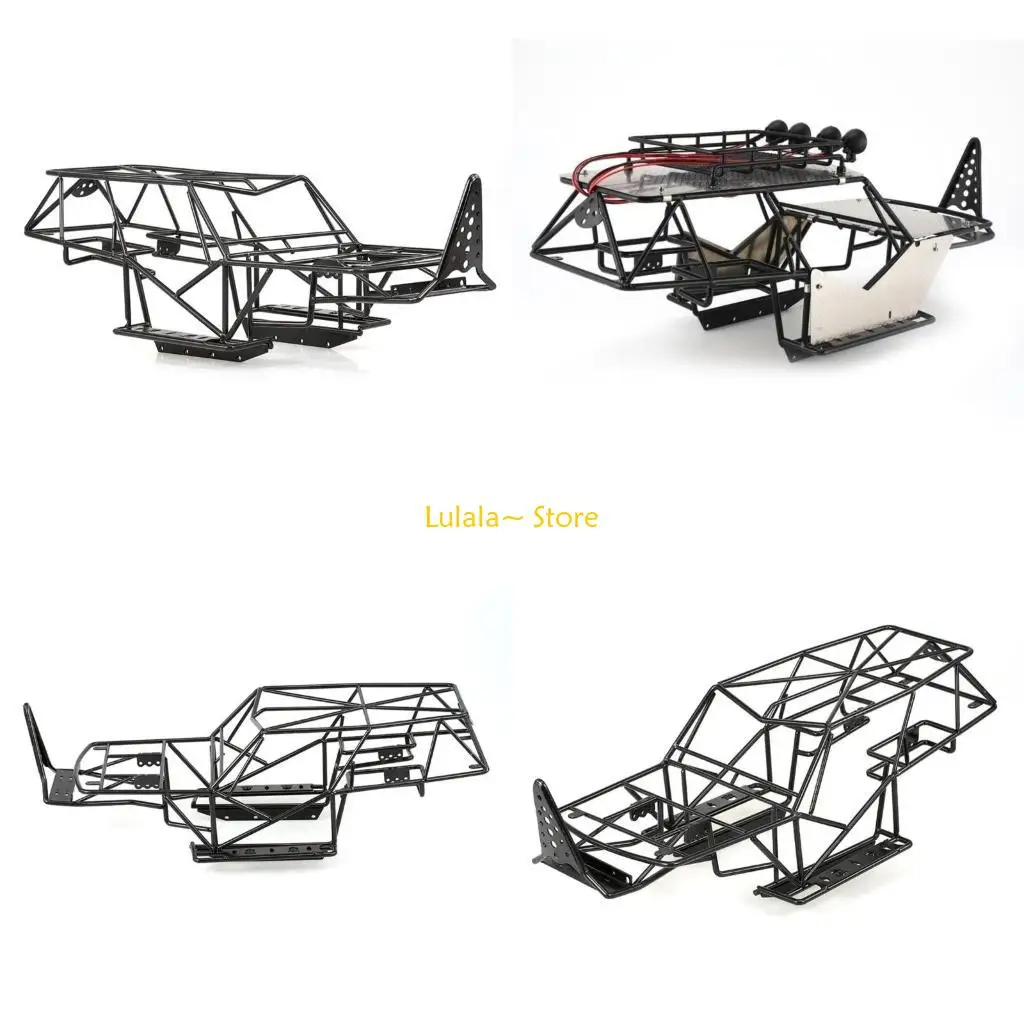

Y4QA Metal Roll Cage Chassis Tube Frame Body Shell-for AX90018 90020 1/10 RC Crawler