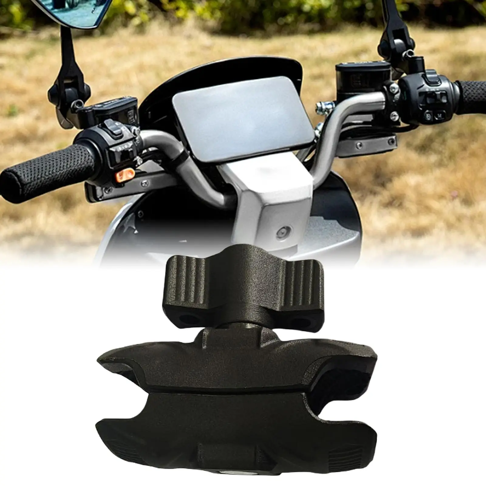 

Clamp Mount Base Ball Clamp Mount Base Motorcycle Handlebar For Handlebar 360-Degree Rotation Heavy Duty Tool For Sport Camera