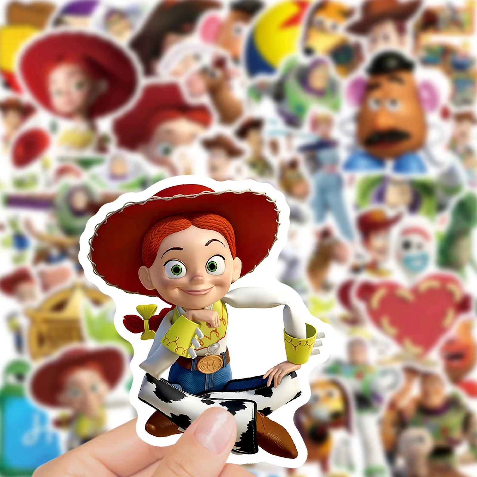 50PCS Cartoon Disney Toy Story Graffiti Stickers Exquisite Decoration Sticker for Phone Computer Notebook Stationery DIY Toys view 5
