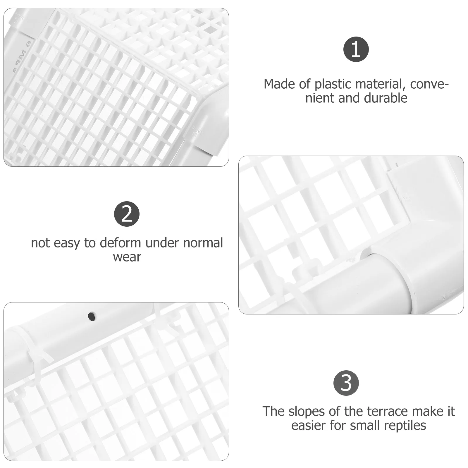 

Plastic Turtle Basking Platform 20x15x10cm Floating Drying Platform Aquarium Habitat Decor For Turtles