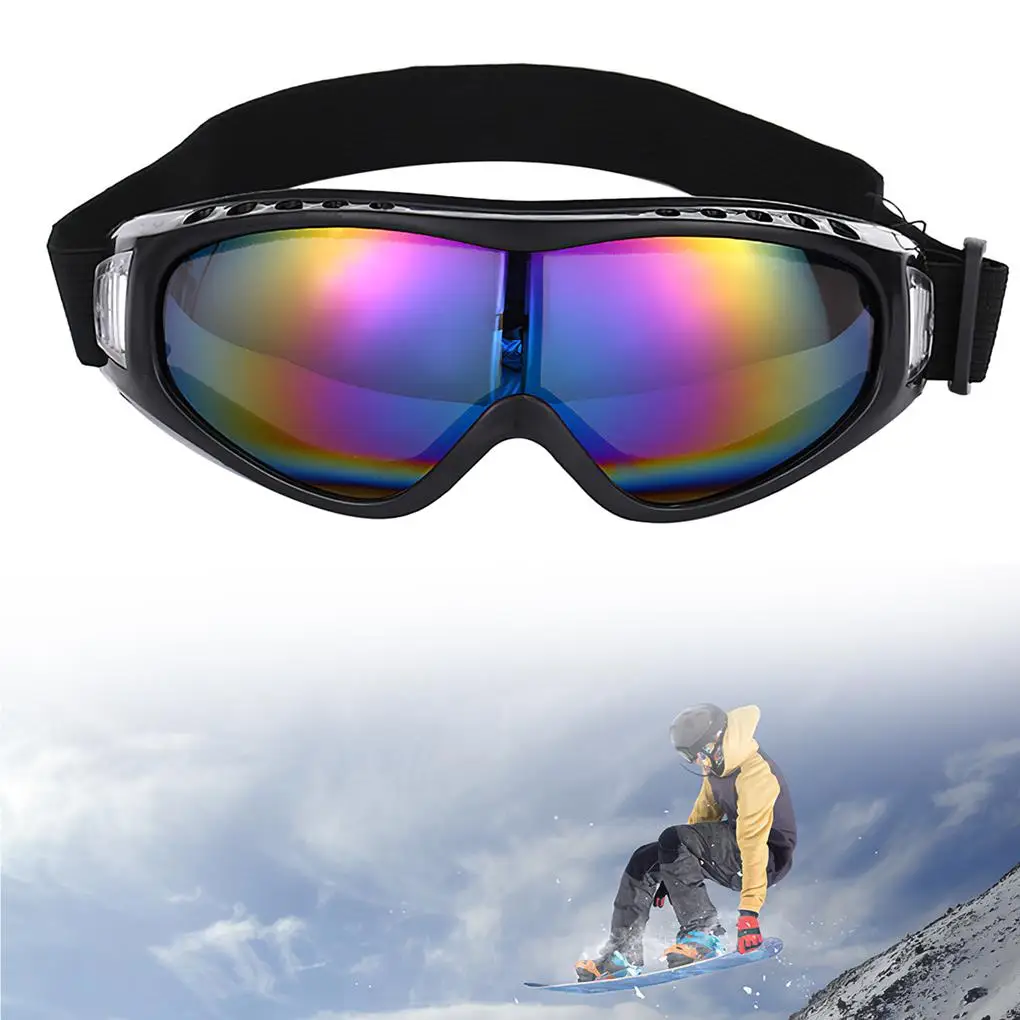 Skiing Goggles Eye Protector Adjustable Band Easily Clean Off-road Goggle