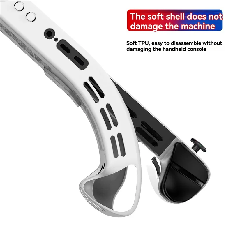 Funda protectora de TPU a prueba de golpes para consola portátil Lenovo Legion Go S, cubierta suave antiarañazos, cubierta de protección completa