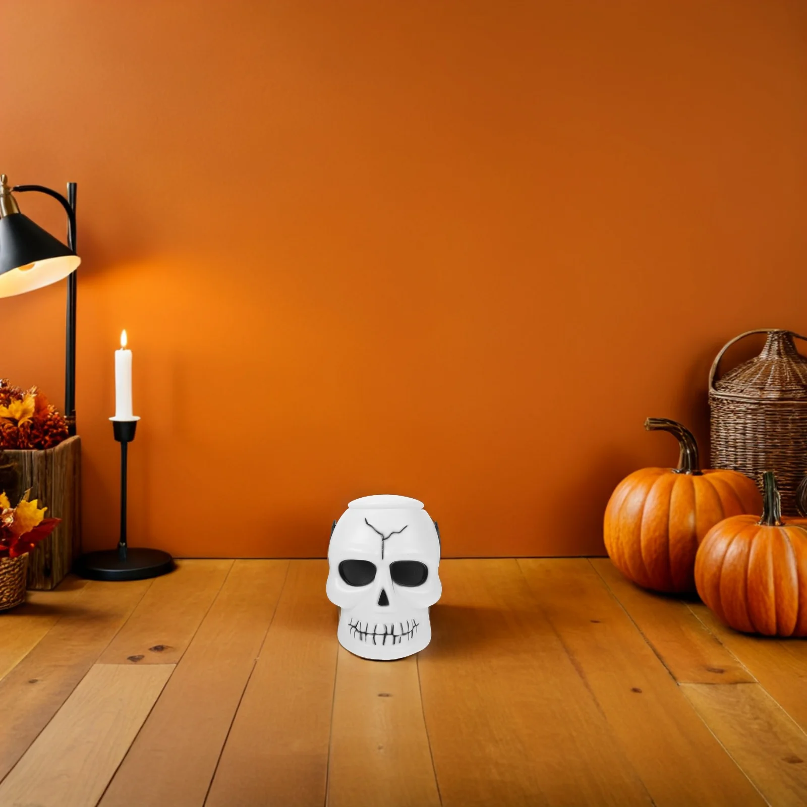 

2Pcs Halloween Buckets Plastic Candy Containers Lightweight Treat Pails for Party Favor and Decoration