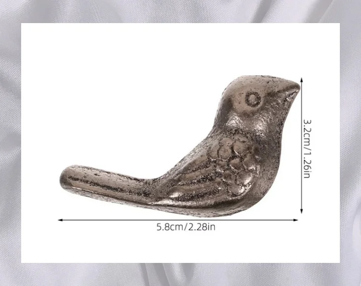 

10 Cast Iron bird shaped ornaments Suitable For Outdoor Metal Animal Sculpture models gardens homes offices And Tabletops