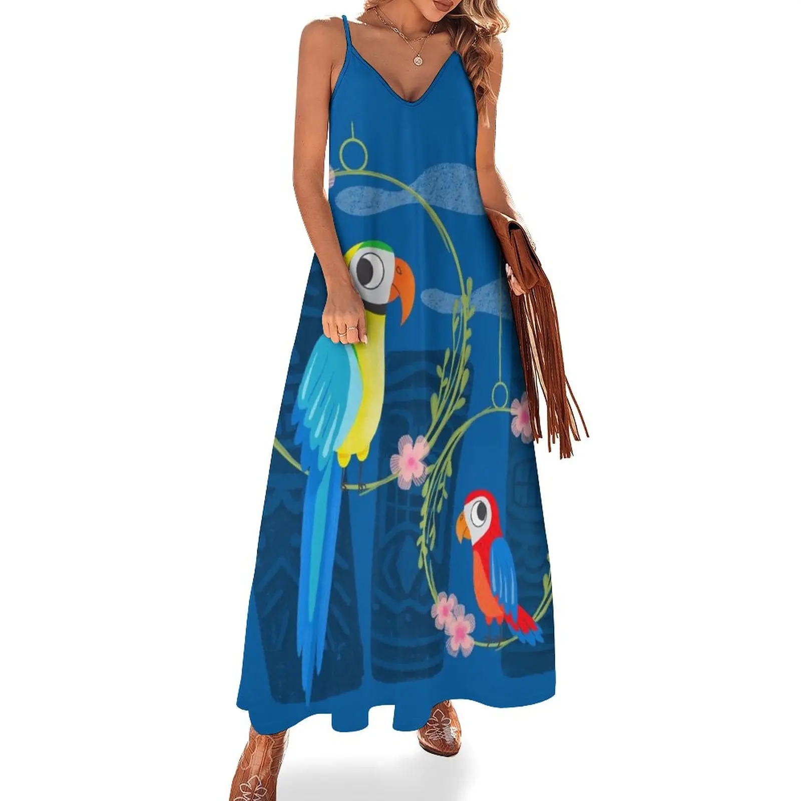 

Squeaky Beakies With Freaky Tikis Sleeveless Dress women's clothing korea stylish dresses summer woman 2024