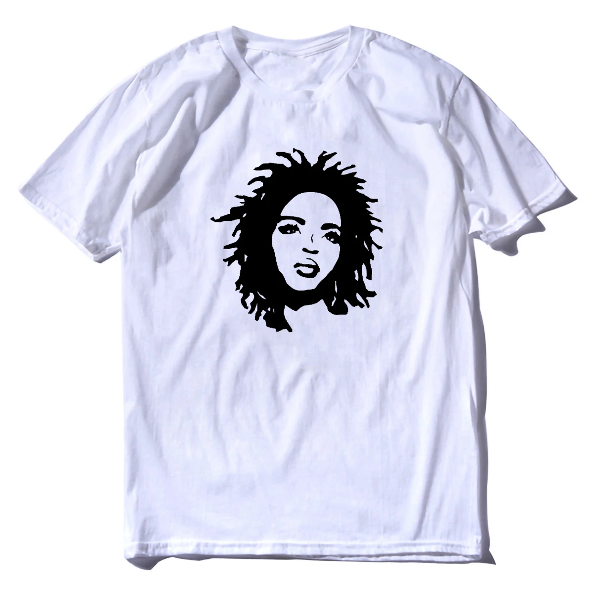 Rapper Lauryn Hill Who Else Wants To Enjioy Graphic T Shirts Men Women Hip Hop  Tshirt Tops Short Sleeve Male Cotton Tees