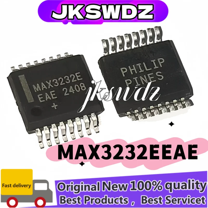 

5 New Original Smd MAX3232EEAE+T Ssop-16 Rs232 Transceiver Ic Chip