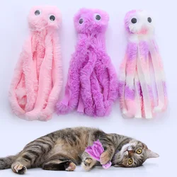 Pet peluche gatto erba gatta polpo forma giocattolo resistente al morso interattivo Pet Cat Plaything pulizia dei denti del cane giocattolo da masticare forniture per animali domestici