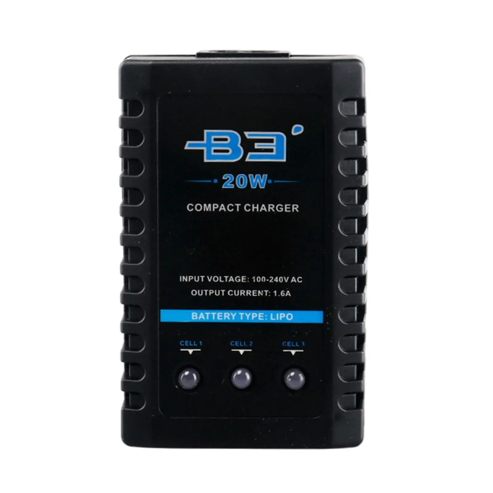 20W RC Battery Charger Case Intelligent Balance Charging for Lithium Polymer Batteries 2S 3S Remote Control