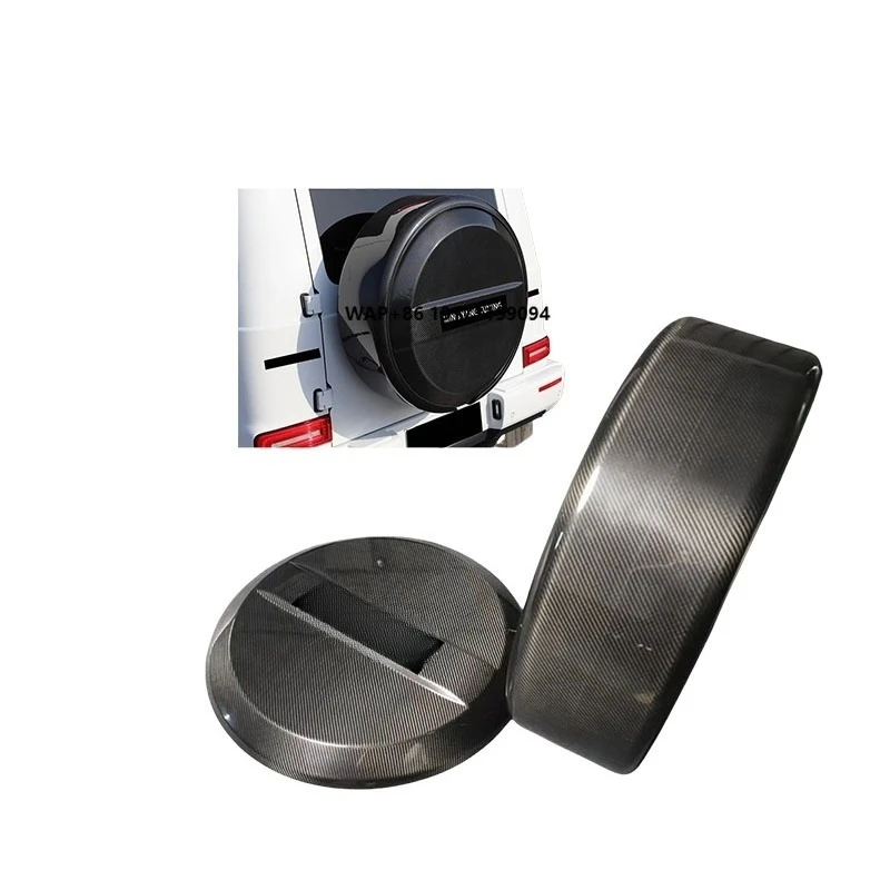 

Design Carbon Fiber Tire Cover for G Class W464 W463A G63 Upgrade to Design Spare Tire Cover