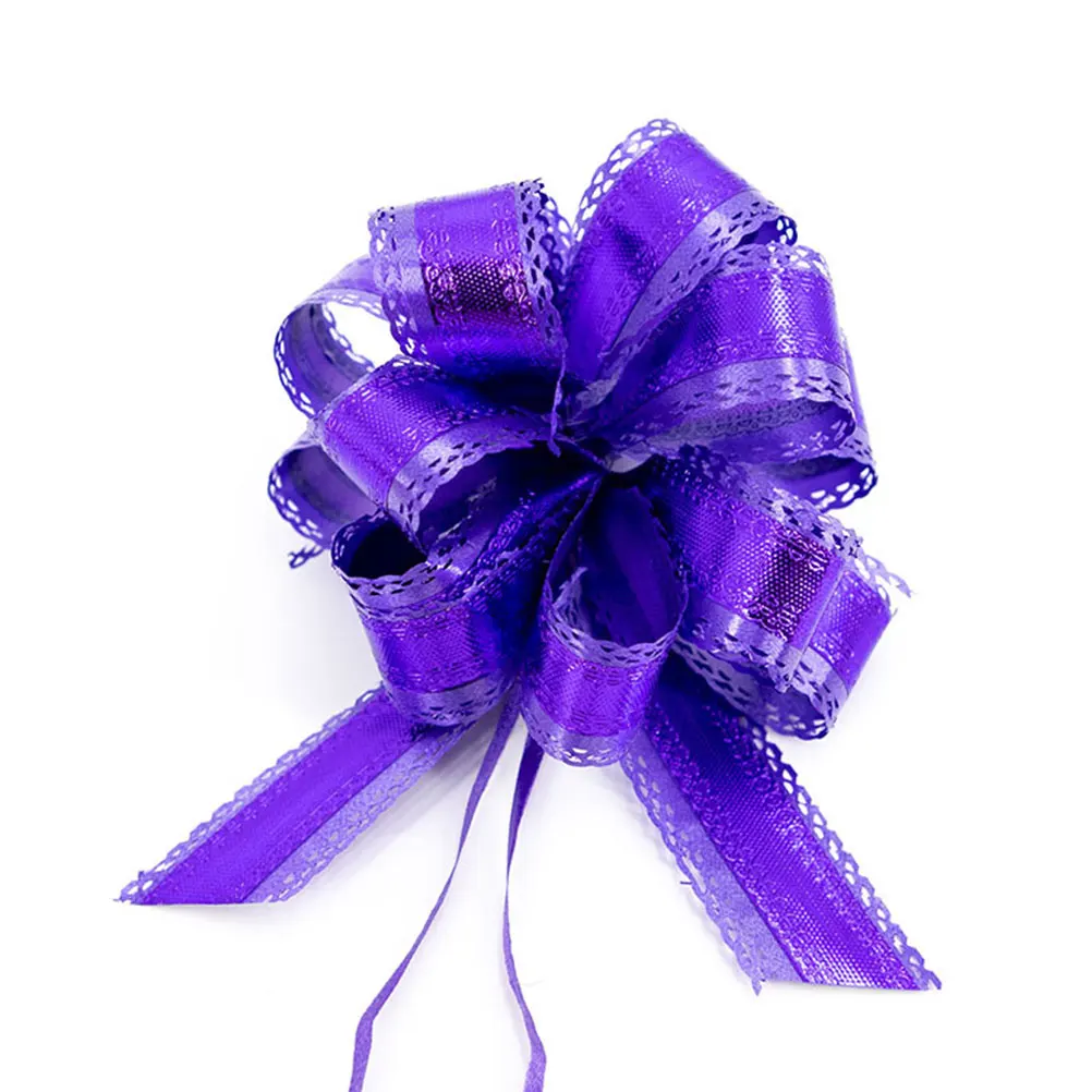 

Pull Bows Ribbon Bow Wedding Decor Christmas Gift Wrap Banner Bows Decor Accessory Durable Reusable Party Supplies
