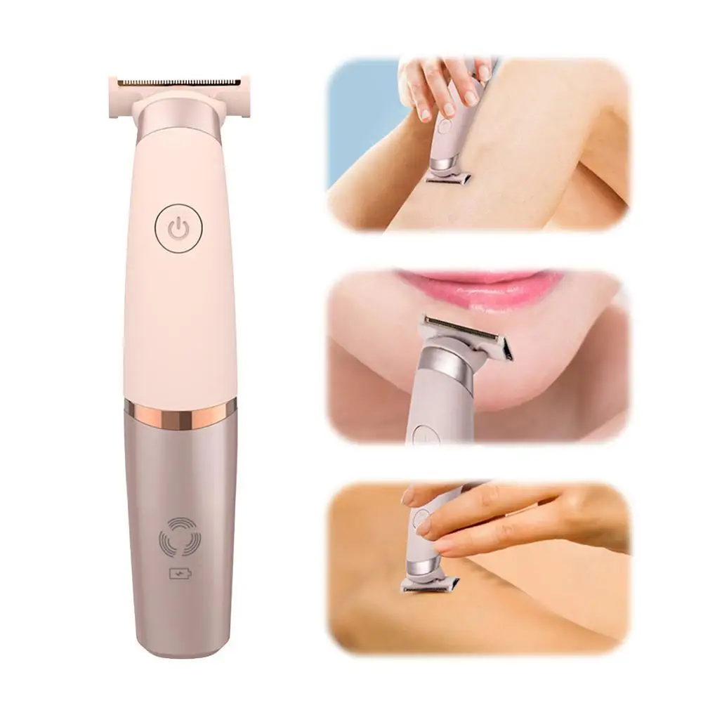 

Women's Electric Shaver Lip and Armpit Hair Scraper Private Leg Hair Trimmer USB Charge Style ﻿