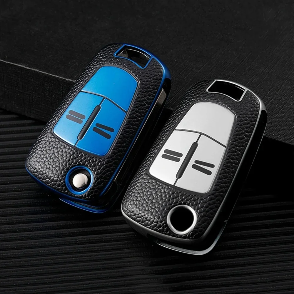 TPU Car Fold Key Case Cover Shell Fob for Vauhxall Opel Astra H Corsa D Insignia Vectra Zafira Signum Protector Bag Accessories