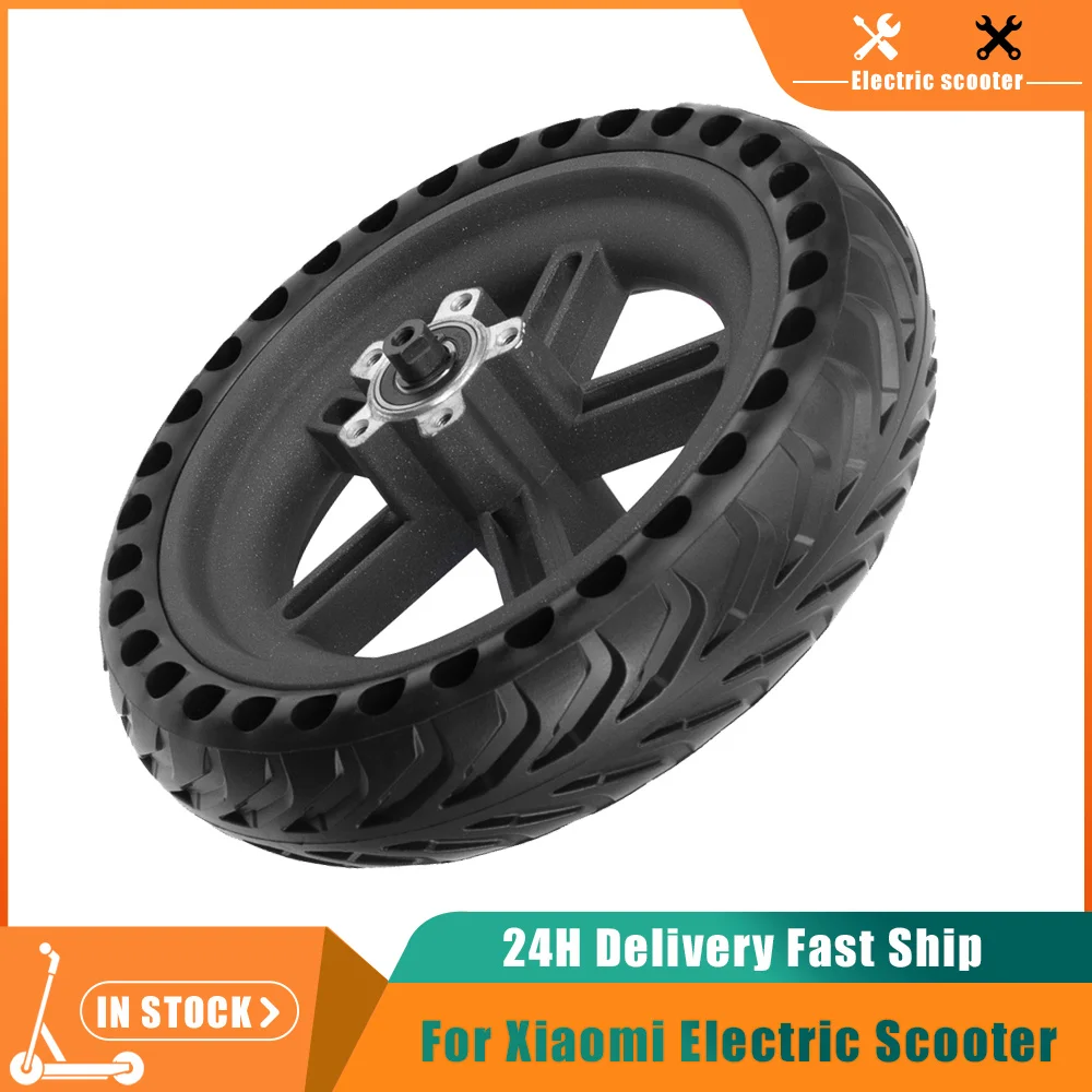 

Rear Wheel With Tire Assembly for Xiaomi Mijia M365 Electric Scooter 8.5Inch Honeycomb Solid Tyres Wheel Replacement Parts