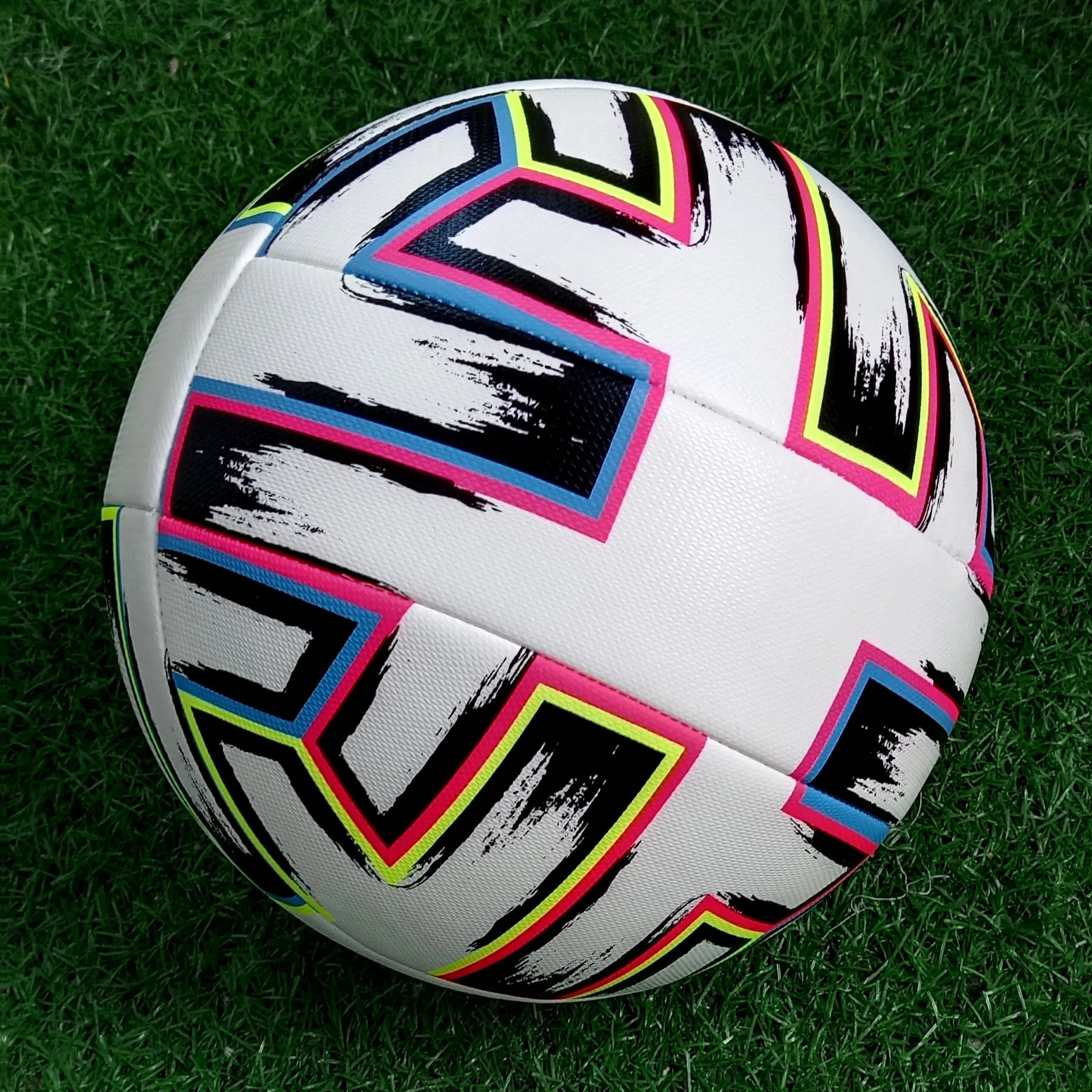 公式サイズ 5 サッカーボールチームマッチグループトレーニング PU レザープロサッカーボール屋外サッカー男性女性
