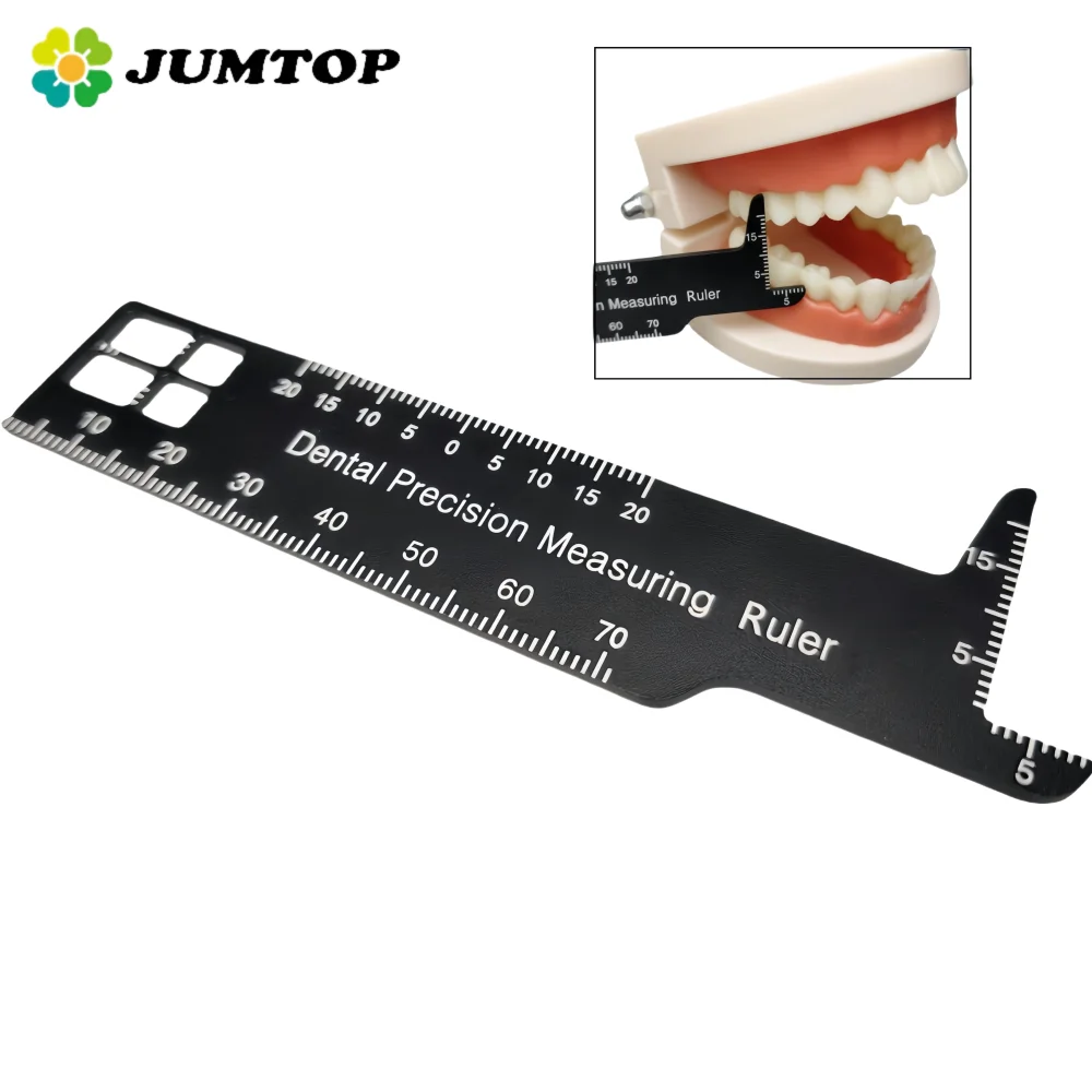 

Dental Measuring Gauge - Aluminum Alloy Precision Ruler for Endodontic, Dental Photography and Restorative Dentistry Application