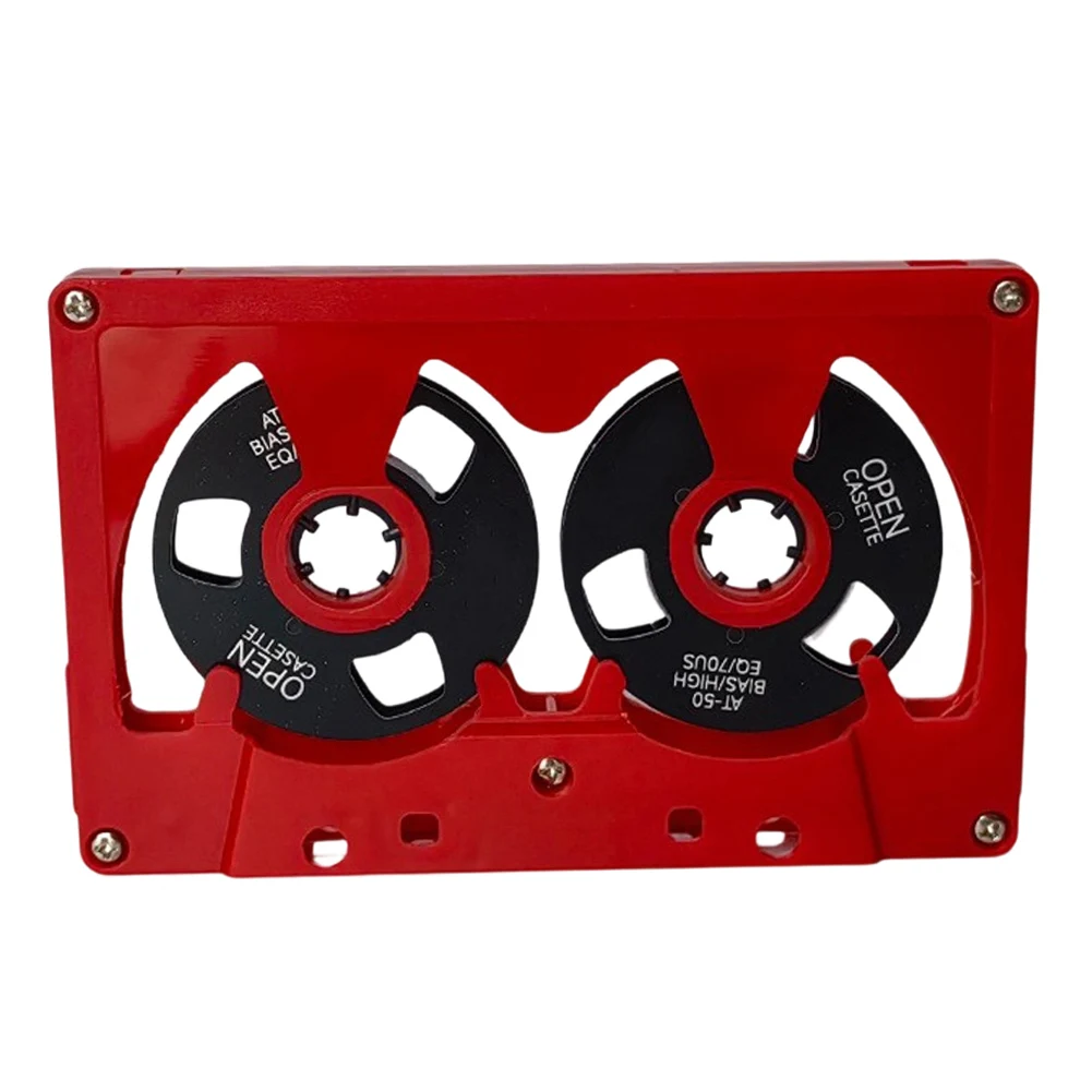 High Performance Blank Cassette Tape 50 Min Recording Time for Clear Sound Reproduction with Metal Body Design