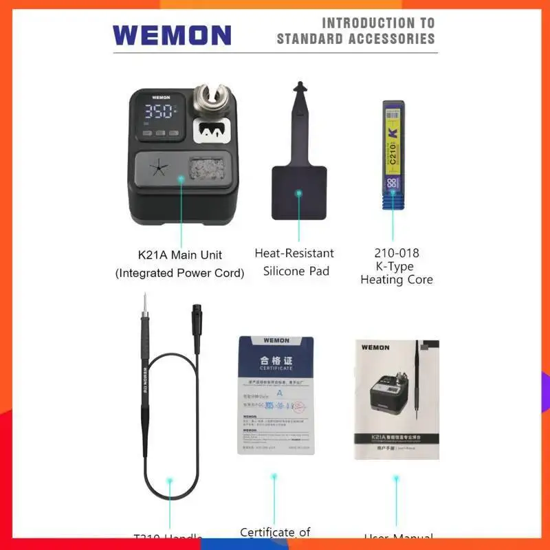 

Soldering Station with Intelligent PID Temperature Regulation Output 2S Rapid Heating & Customized Digital Tube for PCB Repair​