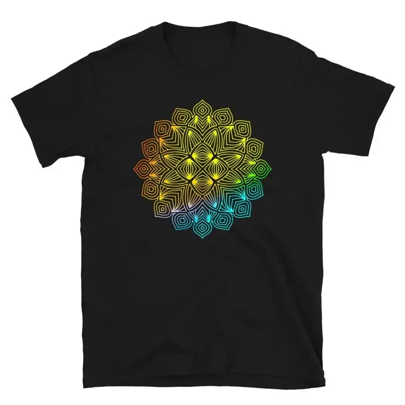 

Mandala Rainbow Flower T-Shirt