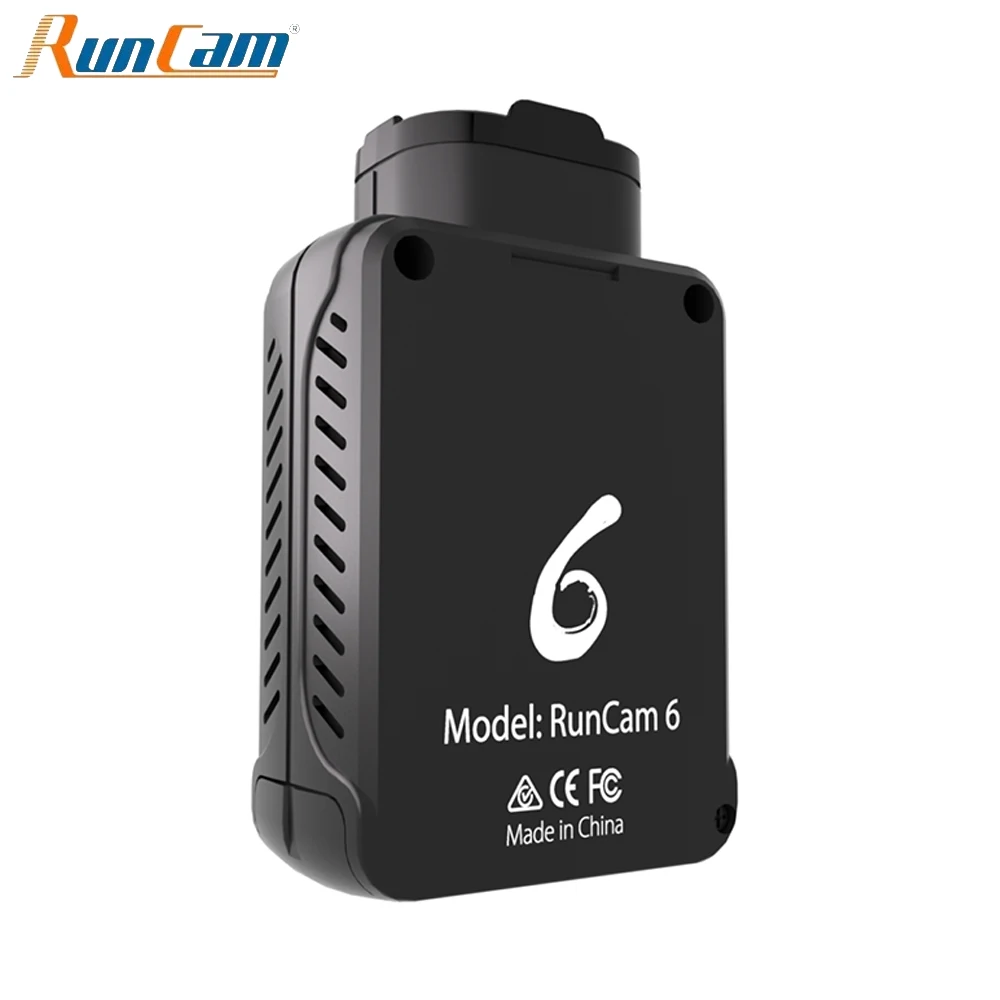 RunCam 6 4K 30HD Portable Sport Camera MP4 Video Format OLED Screen Display for FPV RC Drone Recording