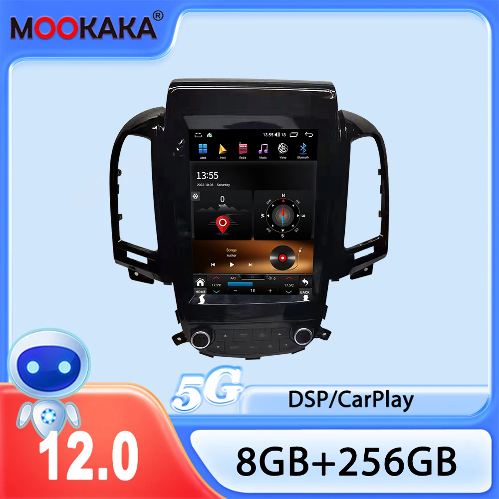 

9 дюймов для Hyundai Santafe 2006 - 2012 Android 12 автомобильный радиоприемник, Авторадио, мультимедийный плеер, GPS-навигация