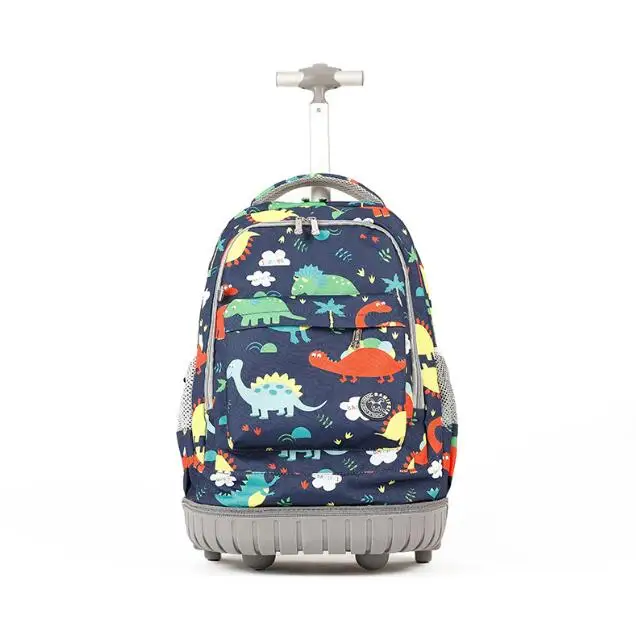 18 inch School Rolling backpack boys Wheeled backpack kids School backpack On wheels travel Trolley backpacks bags for teenagers