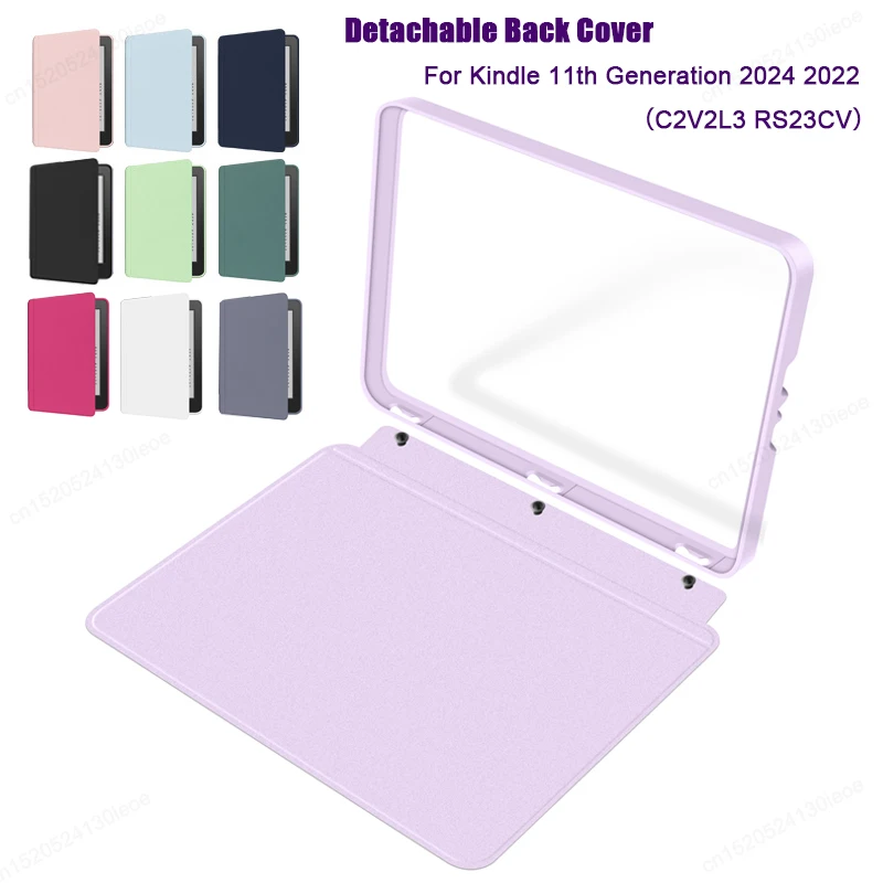 

Detachable Cover For Kindle Paperwhite 11th Generation Case 2024 2022 C2V2L3 RS23CV Wake/Sleep Protective Cover 6'' Ebook Funda
