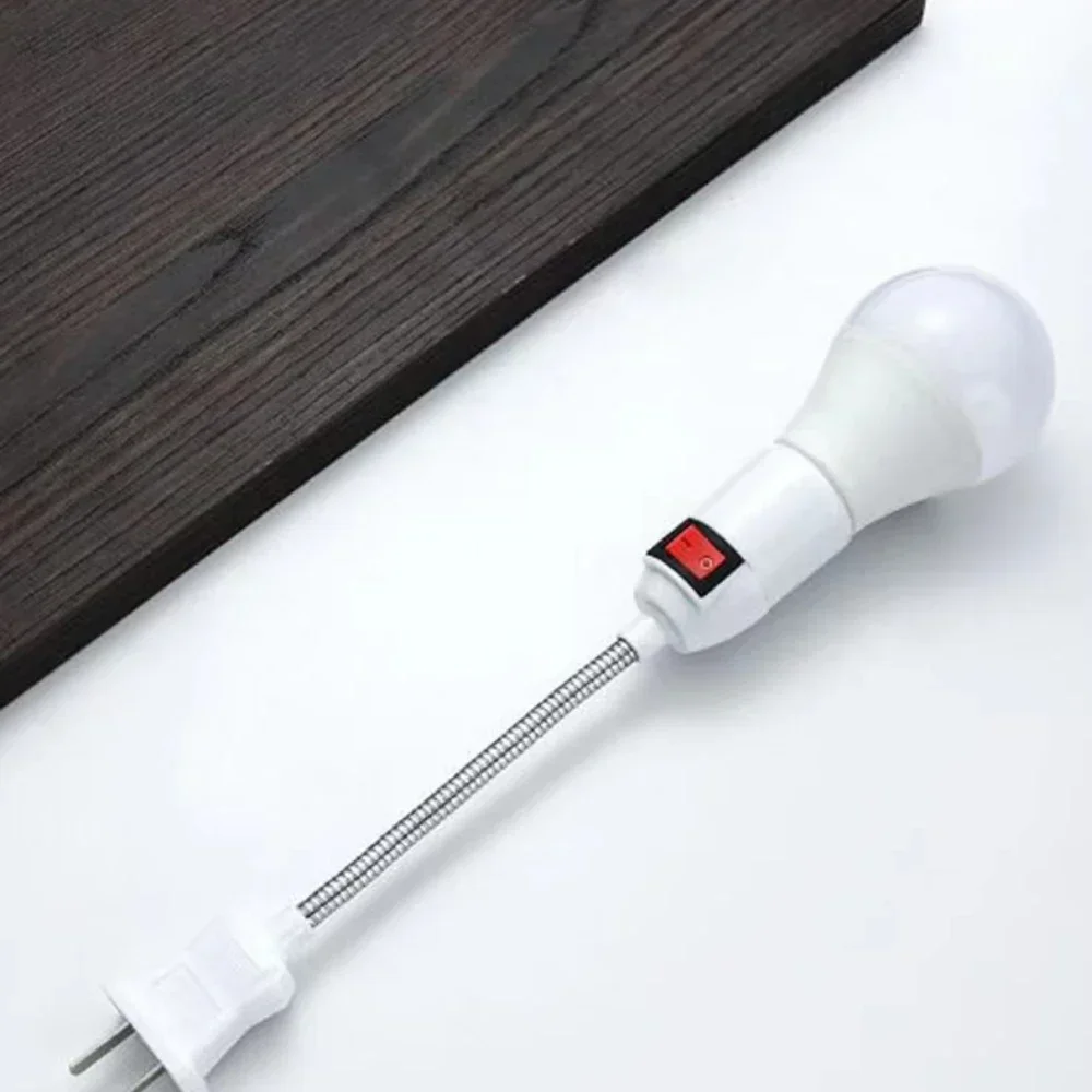 Factory Direct Sales 360-degree Universal Conversion E27 Screw with Switch Lamp Head Turning Lamp Holder 360-degree Rotating