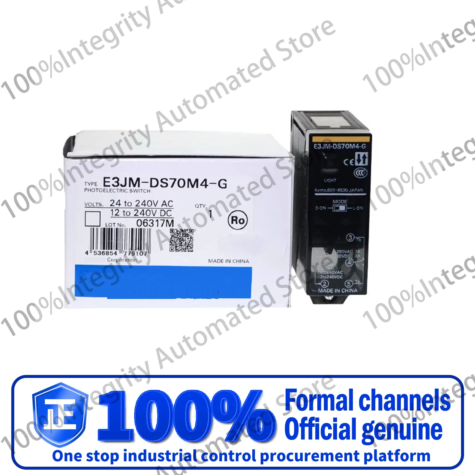 100% nuevo sensor de interruptor fotoeléctrico E3JM-DS70M4-G E3JM-DS70M4T-G E3JM-DS70S4T-G