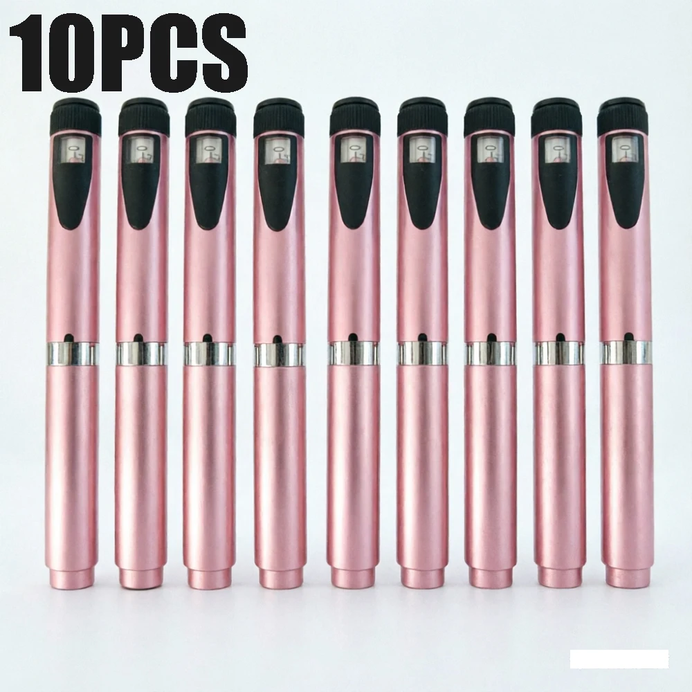 

10PCS Pink Magic Pen Facial Wrinkle Remover Pen Sterile Cartridge Bottle Consumables Anti-wrinkle Beauty Instrument
