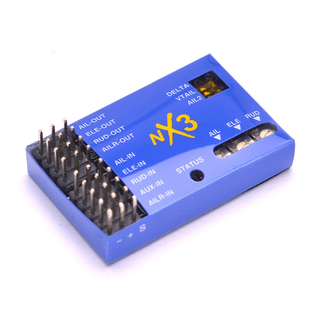 NX3 3D Fixed-wing 3 Axis Gyroscope Flight Controller Autobalance Stabilizer For Fixed-wing Aircraft RC Airplane