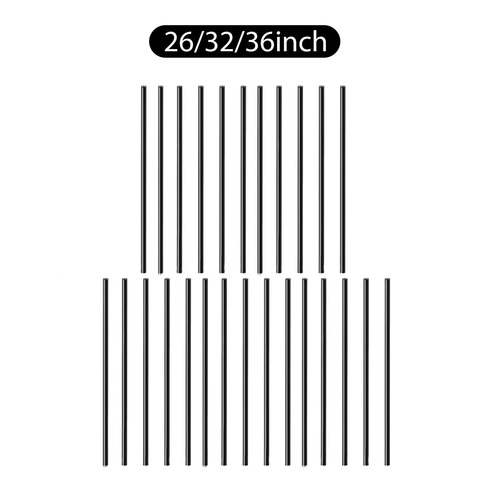 

26Pcs Deck Balusters Easy to Install Round Compact Heavy Duty with Screws Stairs Railing Staircase Spindles Deck Stair Spindles