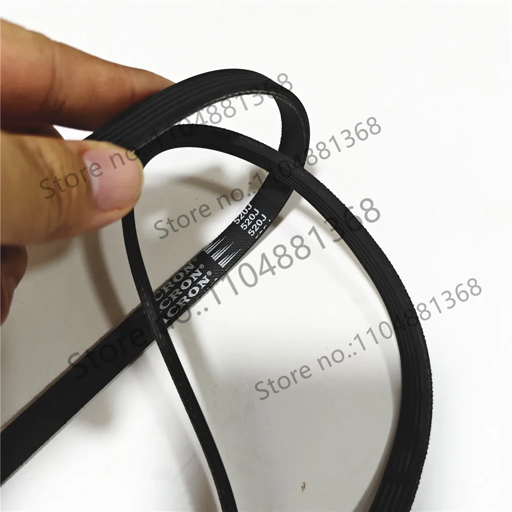 2pcs Transmission Rubber 520J Motor Multi Wedge Belt Multi Groove 5PJ1320